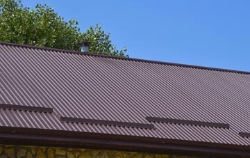 typical Llanddewi Rhydderch corrugated roof uses